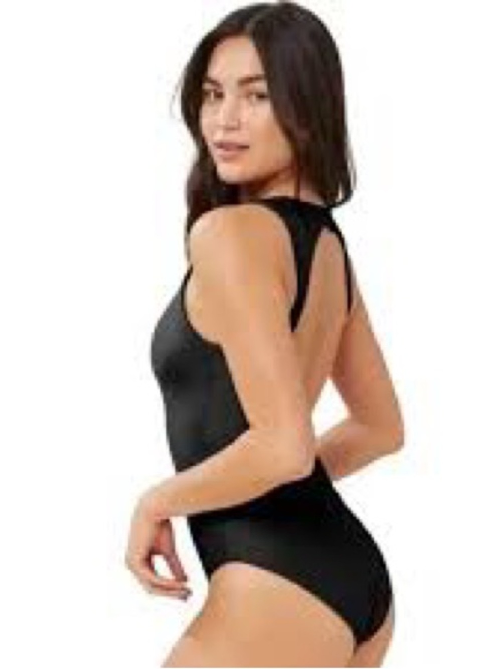 Andie Black Corsica swim one piece large black classic